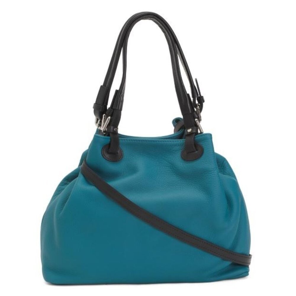 GIANNI CONTI Made In Italy Leather Large Tote